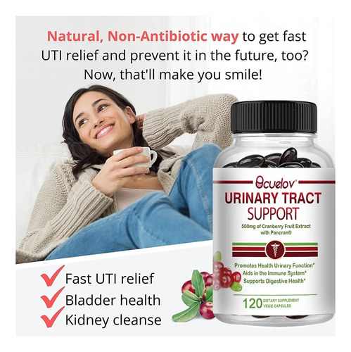 Bcuelov Urinary Tract Support Cuidado Infecciones Urinarias
