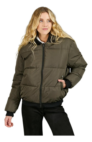 Chaqueta Parka Juvenil Urbana Mujer Invierno Reversible