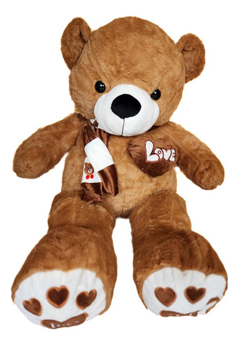 Peluche Oso Gigante/grande 1 Metro Marron Oscuro