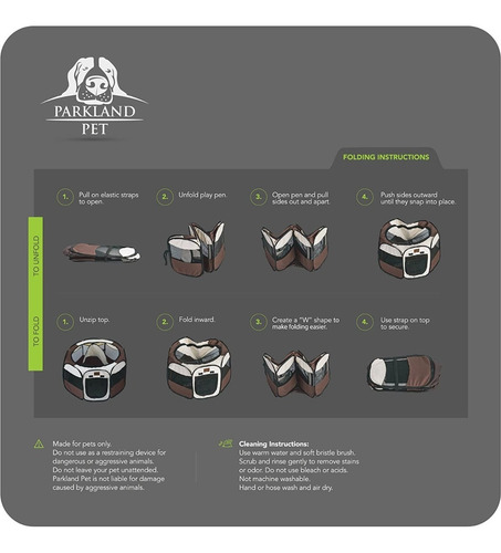 Corral Parque Plegable Carpa Para Perros Gatos Oferta