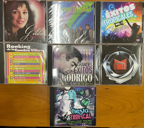 7 Cds De Cumbia Y Cuarteto Gilda Rodrigo Nene Malo Etc