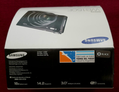 Cámara Digital Samsung Wb150f Wifi Impecable Negro (Usado)