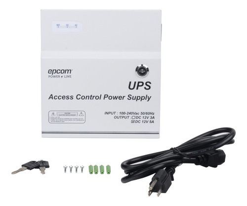 Kit Control Acceso Cerradura Electrica Con Biometrico