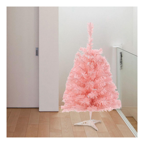 De Navidad Rosa Sin Iluminar De 24 Pulgadas Árbol De