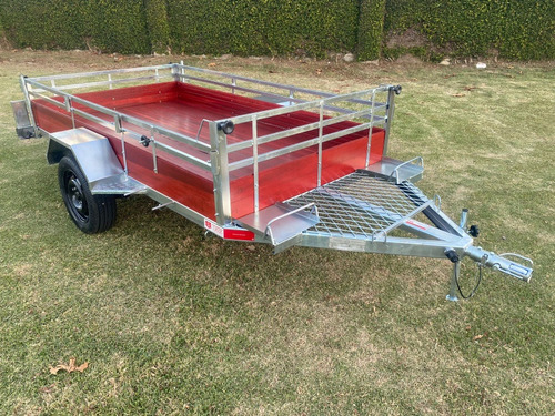 Carretinha Carga E Quadriciclo Com Duas Rampas