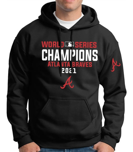 Sudadera Braves Atlanta Bravos Mlb Champions Hombre Mujer D3