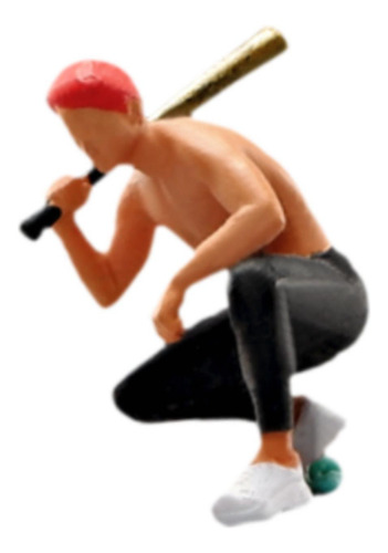 1/64 Figura En Miniatura Figura De Béisbol Modelo De Figura