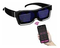 Comprar Gafas De Luz Led Personalizables  Fiestas Festivales Pa...