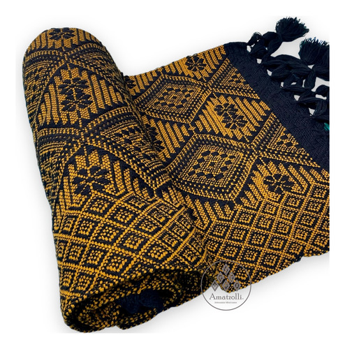 Rebozo Chal Bufanda Grueso Muy Calientito Unisex Artesanal 