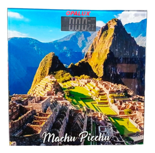 Balanza Electrónica 180kg Op-1604mp Diseño Machu Picchu