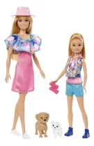 Comprar Muñeca Barbie Y Stacie Al Rescate Cachorros Y Accesorios