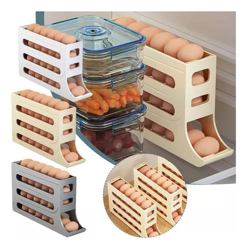 Bn Contenedor De Huevos For Refrigerador Con Enrollamiento