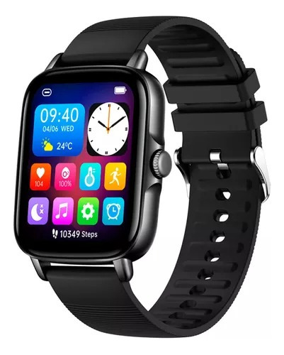 Smartwatch Colmi P30 Black Silicone Bt 5.1 Ip67 Pantalla 1.9