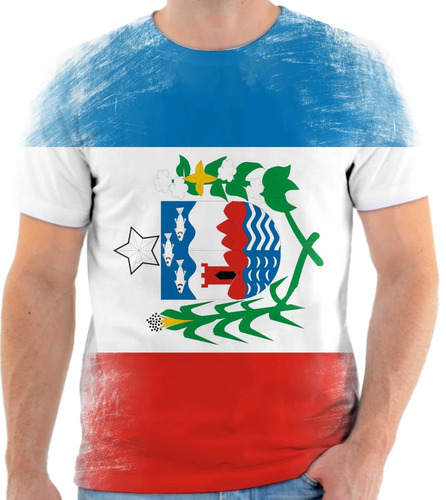 Camiseta, Camisa Amo Alagoas Bandeira Estado Do Alagoas.