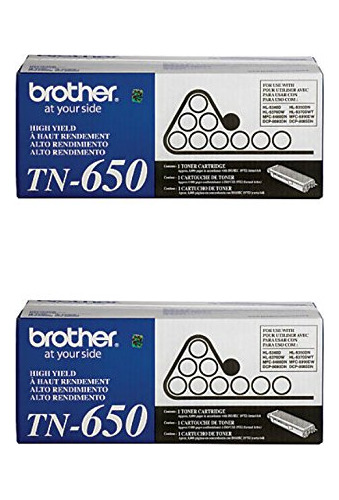 Brother High Yield Toner Cartridge (tn650), Negro