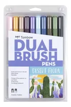 Comprar Set 10 Marcadores Puntas Fina\u002Fpincel Desert Flora Tombow