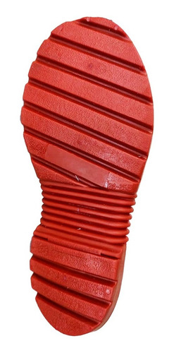 Imagen 3 de 3 de Cubrezapato Tipo Choclo De Hule Negro Suela Roja Sc