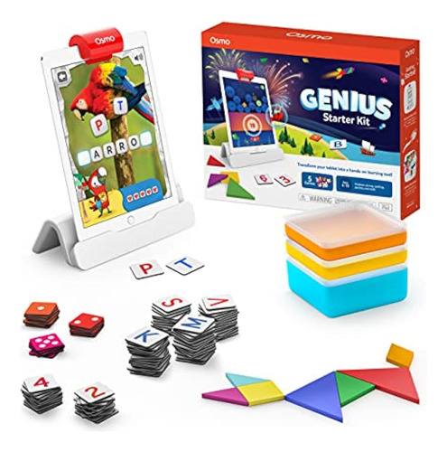 Osmo - Genius Starter Kit, Edades 6-10 - Matemáticas, Ortogr