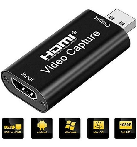 Capturadora De Video Usb A Hdmi 1080p Support 4k Jwk