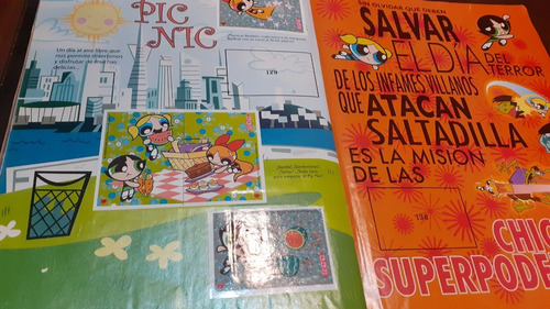 Album ** Las Chicas Superpoderosas ** Tiene 66 Figuritas (Usado)