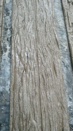 Muro Cerco Prefabricado De Hormigón - Modelo Simil Quebracho Madera