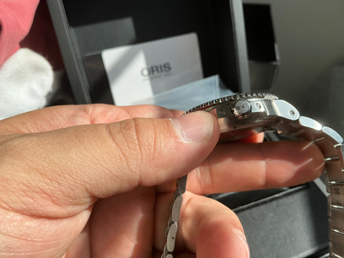 Reloj Oris Aquis Hulk 39mm 0174877104164 Plateado Plateado Verde (Usado)
