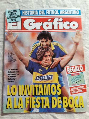 Revista El Gráfico Nº 3726 Año 1991 Fiesta De Boca