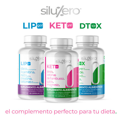 Siluzero Ket Ya! A Base De Colágeno Hidrolizado Con Bhb