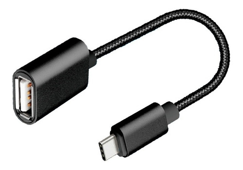 Cable Otg Tipo C De Metal Para Pendrive Mouse Teclado