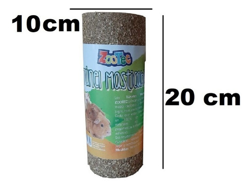 Tuneles Masticables Alfalfa Grande Hamster Roedor Zootec X 2