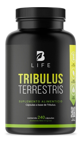 Tribulus Terrestris Precursor D Testosterona 240 Cáps. B Life