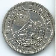 Moneda  De  Bolivia  10  Centavos  1937  Recomendable