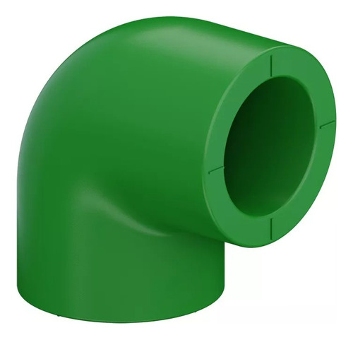 Codo 90º Hh 32mm Tigre Fusion Verde Pack X 10 Unidades