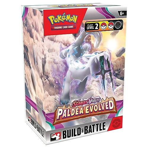 Pokémon Tcg: Paldea Evolved Build & Battle Box, 4 Paquetes
