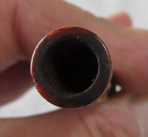 Antigua Boquilla Cigarrillos Baquelita O Hueso, Hecha A Mano (Usado)
