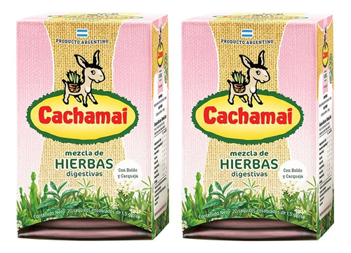 2 Cachamai Argentina Mezcla De Hierbas Digestivas Boldo Chá