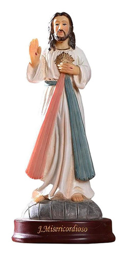 Exquisito Cura Jesús Estatua Figurita Escultura Religiosa