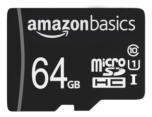 Tarjeta Memory Micro Sdxc Amazon Basic 64gb U3a2 V30 C10 Uhs