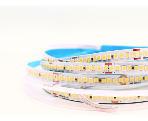 Fita Led Direta 240leds/m Rolo 10m Não Usa Fonte Luz Branco-quente Tensão De Operação