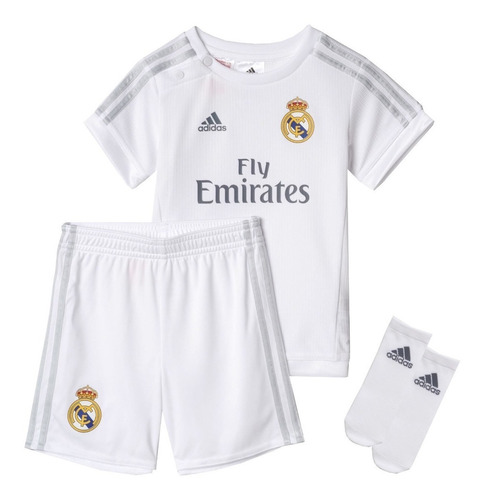Imagen 1 de 4 de Kit Conjunto De Niño adidas Real Madrid De Local Rg