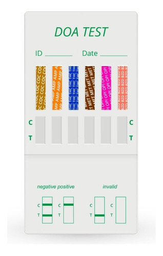 Panel Artron Para Detección De 3 Drogas -caja Con 25 Pruebas