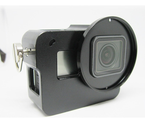 Carcasa De Aleación De Aluminio Para Gopro Hear 5/6/7 Fondo