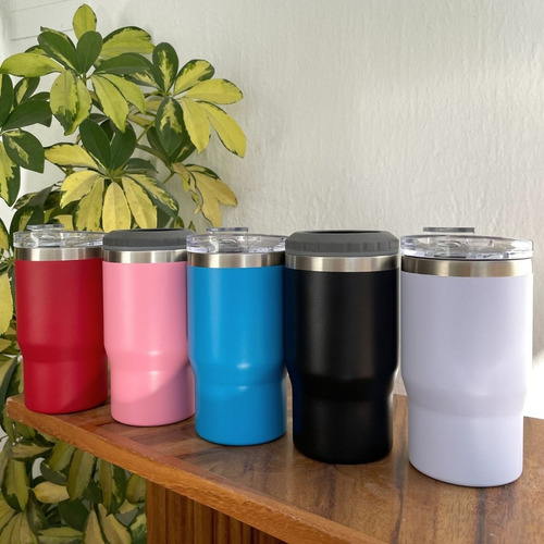 Termo Acero Inoxidable Porta-latas 355 Ml Doble Pared