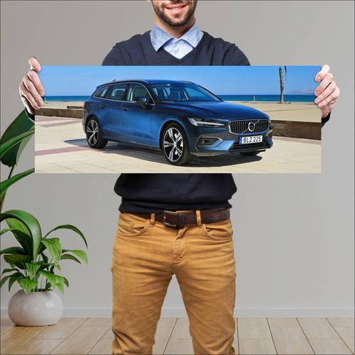 Cuadro 30x80cm Auto 2018 Volvo V60 Inscription 7 564