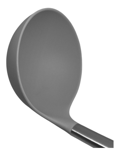 Cucharon Nylon Mango De Acero Inoxidable Cocina Premium