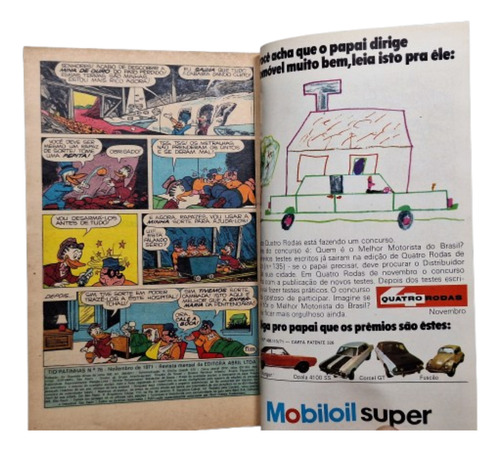 Hq Gibi Tio Patinhas N. 76 Nov 1971 Editora Abril Raro Ótimo (Usado)