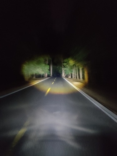 Imagen 7 de 7 de Ampolleta Led H4 Con Lupa -led Csp- Luz Blanca - Moto