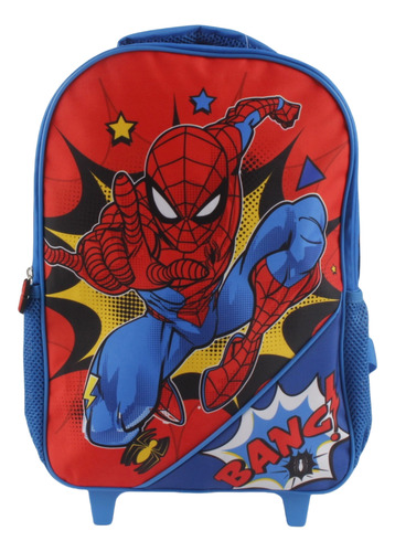 Mochila Spiderman Escolar Con Ruedas Hombre Araña Marvel #2