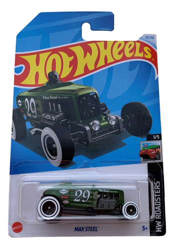 Hot Wheels Max Steel Hw Roadsters Mattel 2024 #19 Nuevo