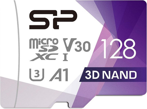 Sp - Tarjeta Micro Sd De 128 Gb U3 Sdxc De Hasta 100 Mb/s